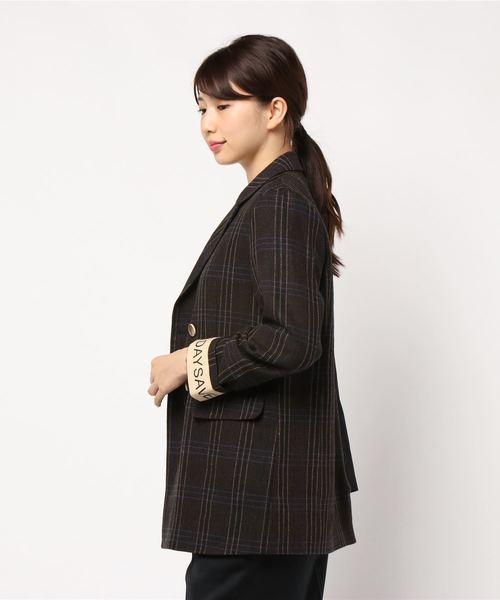 Eimee Law（エイミーロウ）の「エイミーロウ チェックx無地アシメ