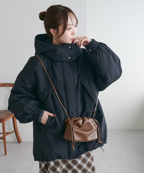 セール】中綿モンスターショートコート（ダウンジャケット/コート