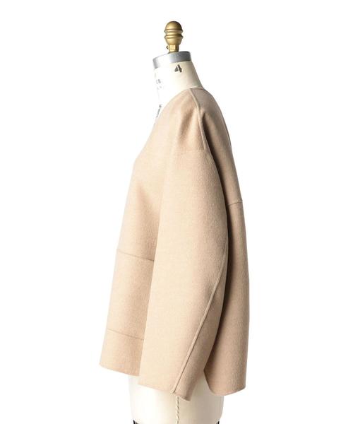 Drawer ケヌキVネックサイドポケットプルオーバー 36 Drawer ケヌキV