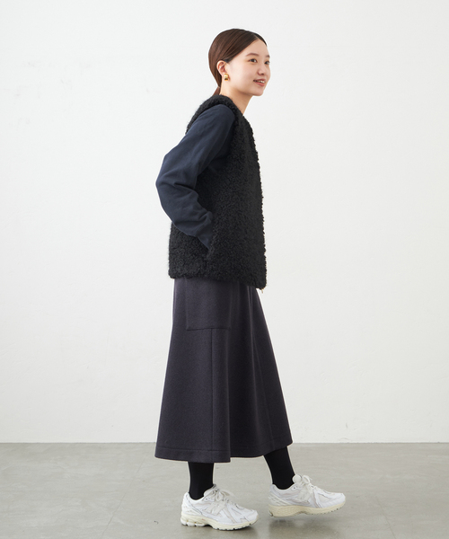 IENA（イエナ）の「フェイクファーベスト（ベスト）」 - WEAR