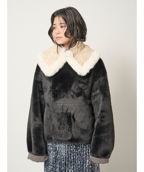 FURFUR（ファーファー）の「リバーシブルエコファーブルゾン（ブルゾン
