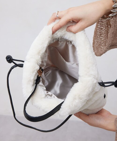 セール】ファー巾着BAG（トートバッグ）｜Chez toi（シェトワ）の