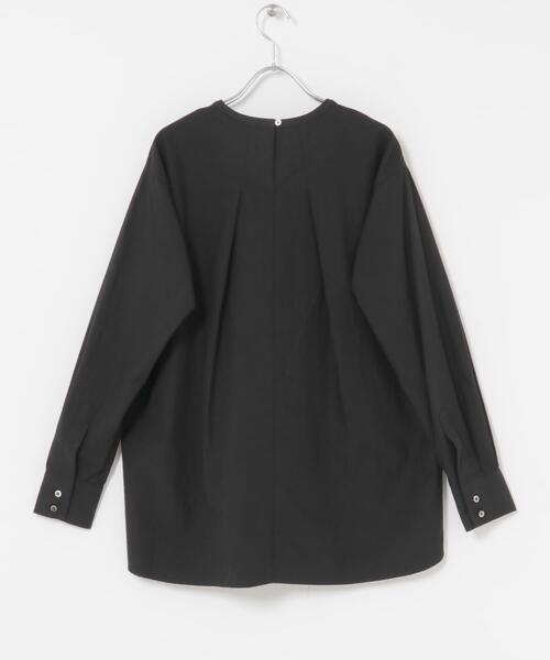 コットンクルーネックプルオーバーシャツ（シャツ/ブラウス）｜かぐれ