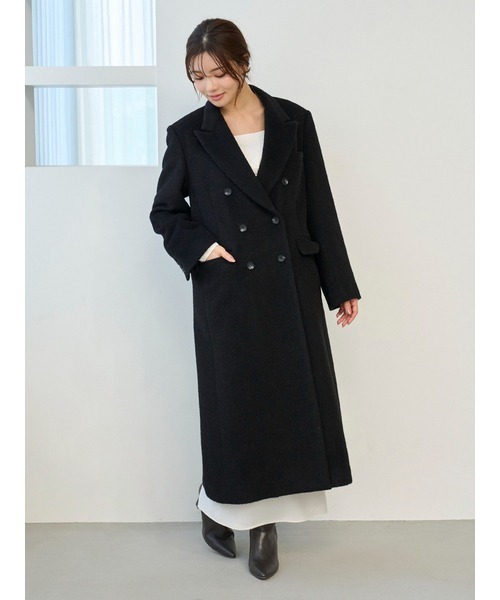 セール】【HIGH QUALITY】チェスターロングコート（チェスターコート