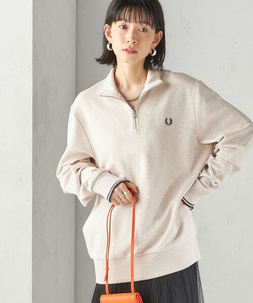 FRED PERRY: M3574 HALF ZIP SHIRT（スウェット）｜FRED PERRY
