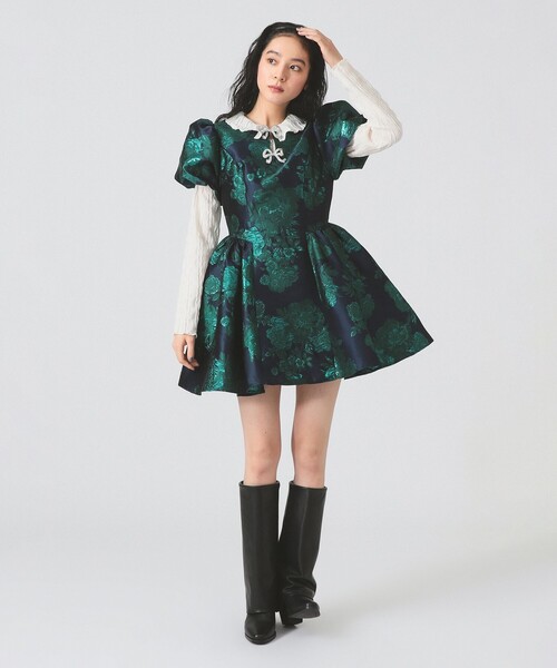 セール】sister jane / LiLili Jacquard Mini Dress（ワンピース