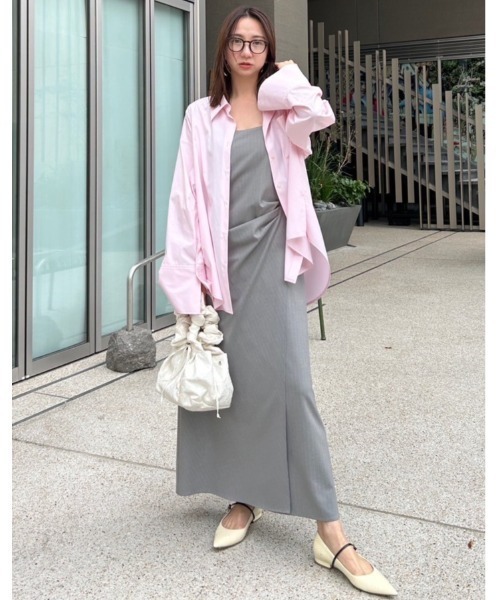 FRAY I.D（フレイアイディー）の「キャミソールラップドレス