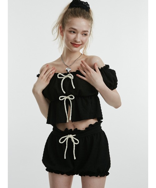 オフショル2wayスイムウェア レディース水着 ビキニ 体型カバー（水着