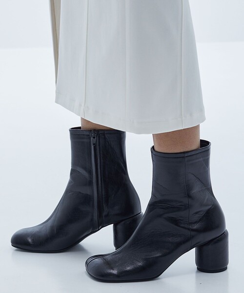 STUDIOUS/ステュディオス】ラウンドシェイプブーツ（ブーツ