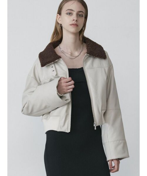 EMODA（エモダ）の「ショートボアブルゾン（ブルゾン）」 - WEAR