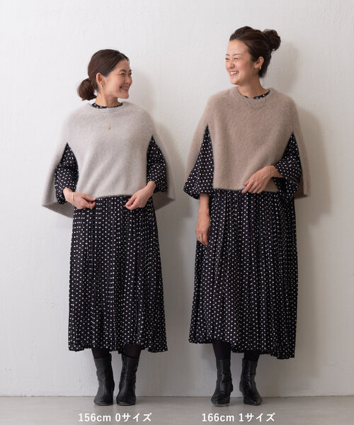 BEARDSLEY（ビアズリー）の「《3サイズ展開》ドットギャザーワンピース