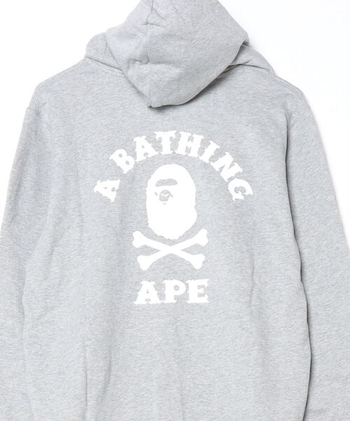 A BATHING APE（アベイシングエイプ）の「APE CROSSBONE COLLEGE ZIP