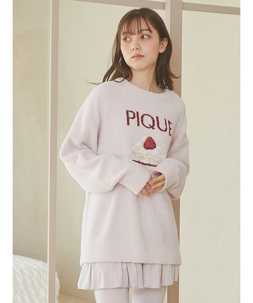 gelato pique（ジェラートピケ）の「ベビモコケーキジャガードプル