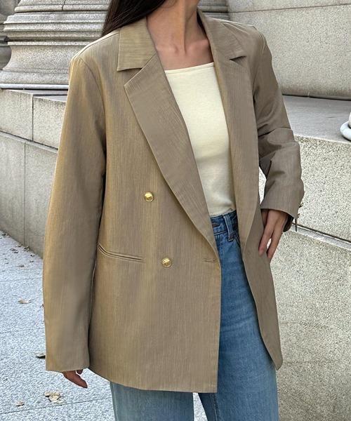 セール】金ボタンテーラードジャケット（テーラードジャケット