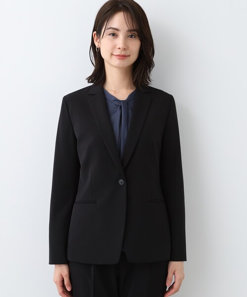 セール】【洗える／UVケア／スーツ】ストレッチテーラードカラー