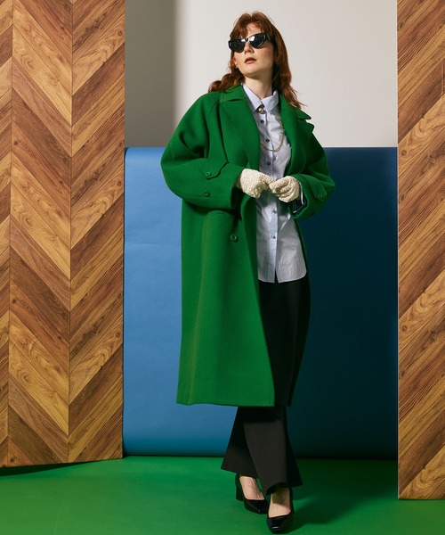 Super140 Melton Over Coat/スーパー140メルトンオーバーコート