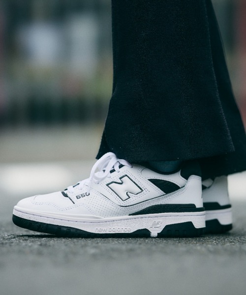 NEW BALANCE（ニューバランス）の「BB550HA1 WHITE/BLACK（スニーカー
