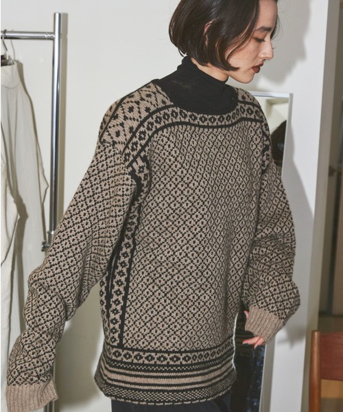 TODAYFUL（トゥデイフル）の「ノルディックオーバーニット（ニット