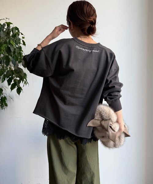 DouDou（ドゥドゥ）の「【新色追加】スカラレースキャミ（シャツ