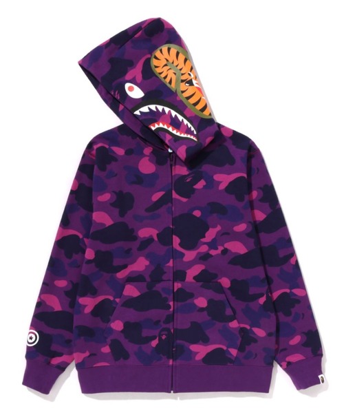 A BATHING APE（アベイシングエイプ）の「COLOR CAMO SHARK ZIP HOODIE