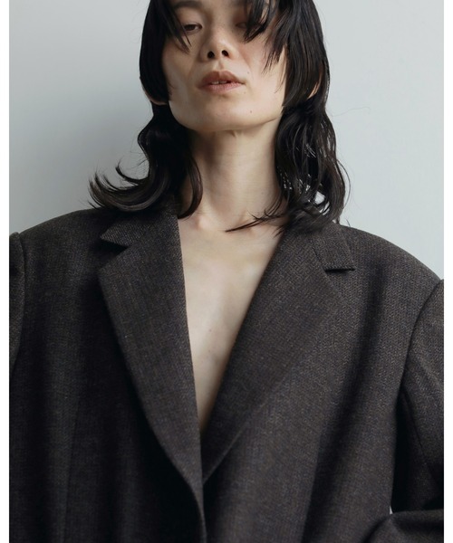 anuke（アンヌーク）の「Herringbone Wool Jacket（テーラード