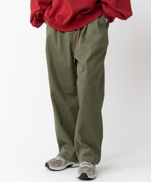 10oz ストレッチデニム／カツラギツータックパンツ | ジムマスター