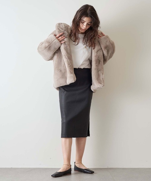 Whim Gazette（ウィムガゼット）の「【WEB限定】フェイクファー