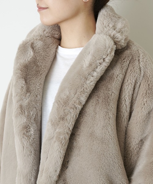 Whim Gazette（ウィムガゼット）の「【WEB限定】フェイクファー