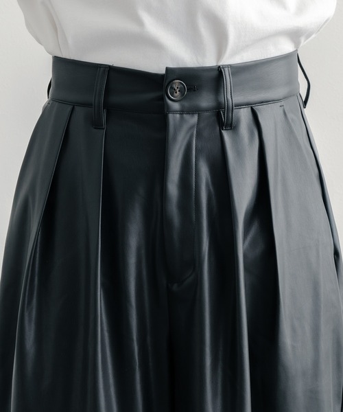 emic etic 革サスペンダーバギーパンツ emic etic 革サスペンダー