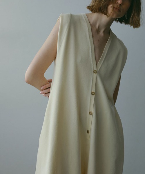 フロントボタンニットオールインワン（つなぎ/オールインワン）｜ETRE