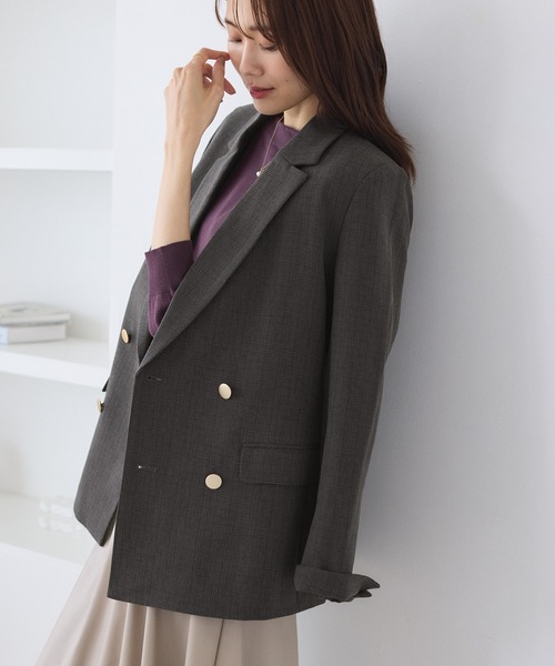 WEB限定・ミドル丈】レディハンサムシリーズ ウールライク金ボタン