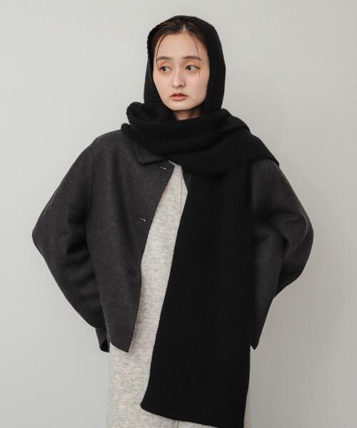 さ*わ様 新品 オブラダ ニットショール ニット ストール ネイビー