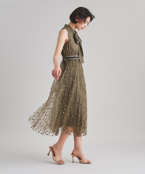 セール】ドットレースコンビワンピース（ワンピース）｜Diagram