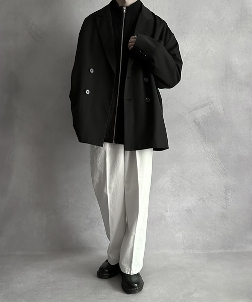 SERACE】Loose silhouette double tailored jacket / ルーズシルエット