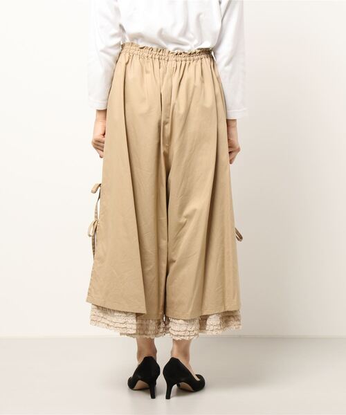 PINK HOUSE（ピンクハウス）の「鈴蘭刺繍入りワイドパンツ（その他