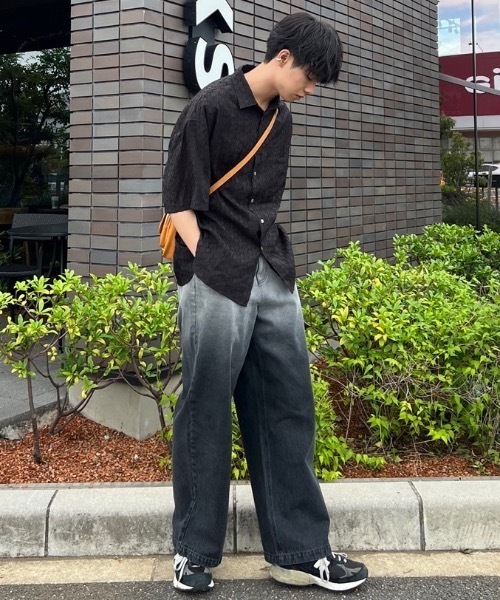 SINSS（シンス）の「Wide straight gradation denim / ワイド