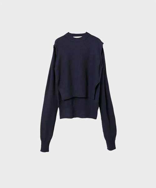 INSCRIRE/アンスクリア】2 Way Sweater/2wayセーター/マルチウェイ