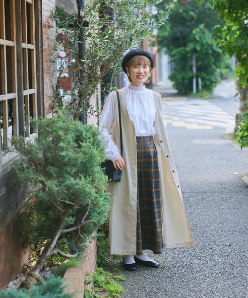 セール】【CLIP BY STAFF】Wフロントコーデュロイジャンスカ