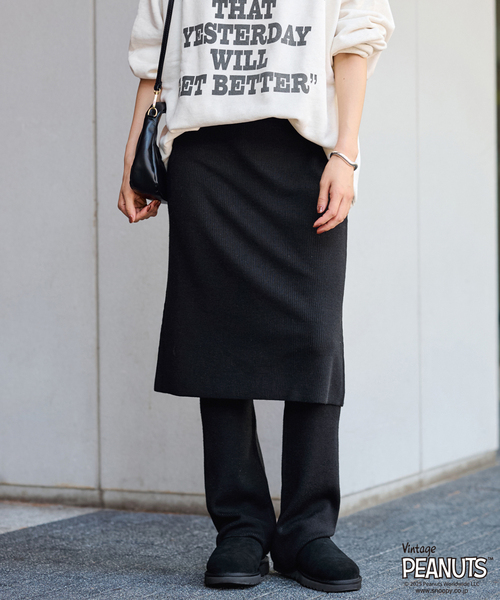 セール】≪追加≫レギンス付きスカート（スカート）｜FRAMeWORK