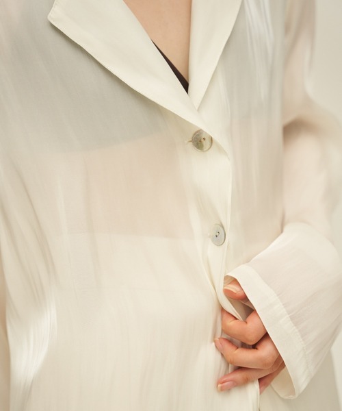 ENOF（イナフ）の「sheer jacket（シャツ/ブラウス）」 - WEAR