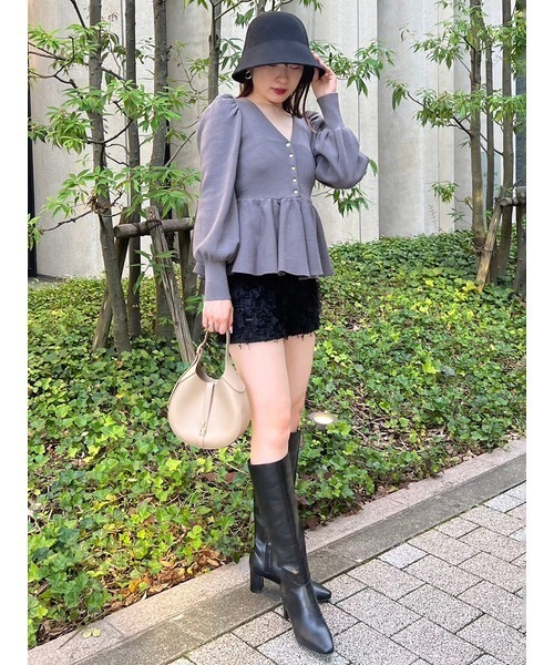 SNIDEL（スナイデル）の「チュールフリンジショートパンツ（その他