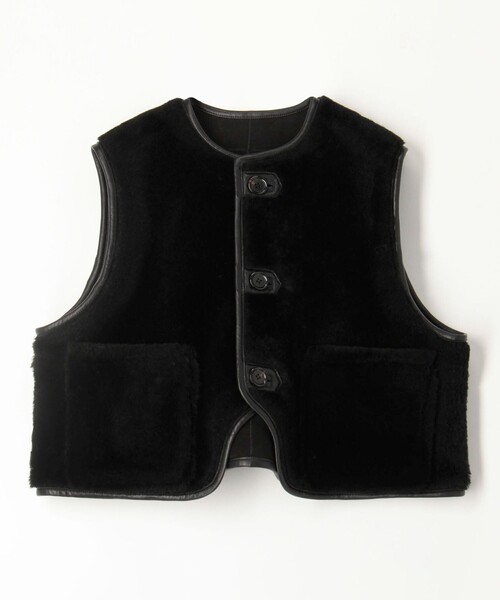 BACCA（バッカ）の「ラムレザームートンベスト（ベスト）」 - WEAR