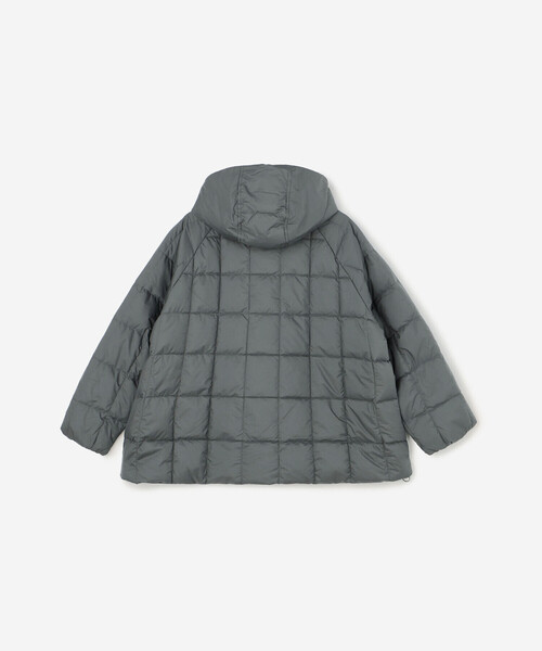 WOMEN'S NYLON TAFFETA SQUARE QUILTED DOWN JACKET（ダウンジャケット