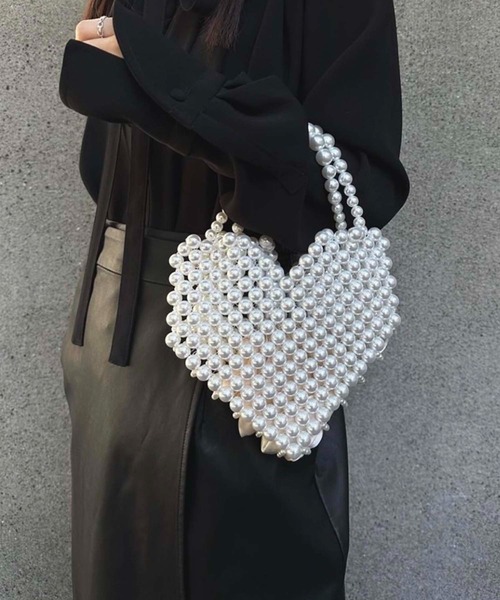 セール】HEART LADY PEARL BAG（ハンドバッグ）｜Ameri（アメリ）の