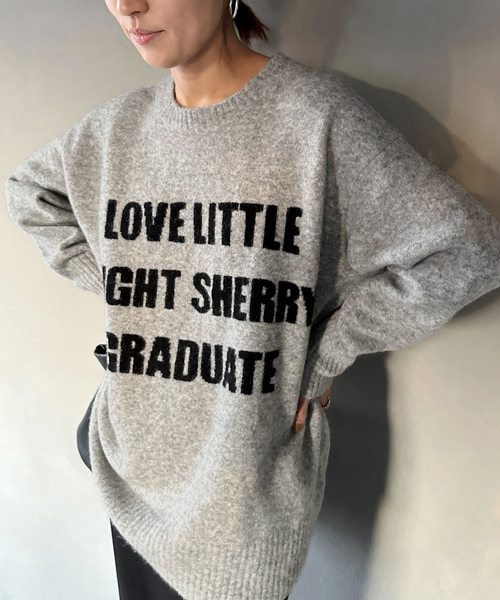 FRAMeWORK（フレームワーク）の「アルパカ混ロゴインターシャニット