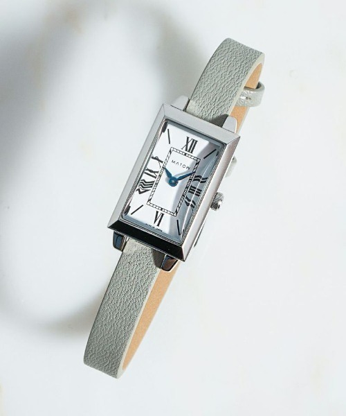 MATOW（マトウ）の「「MATOW/マトウ」SHIKI SQUARE シルバー（アナログ