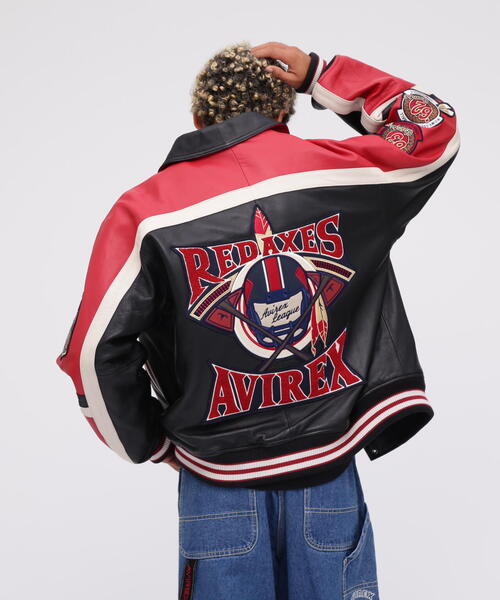AVIREX（アヴィレックス）の「VARSITY JACKET RED AXES / バーシティ