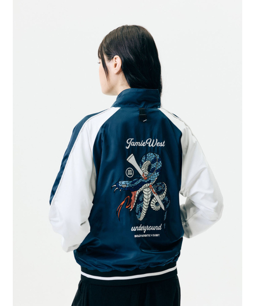 70s コリジャン WEST-PAC スーベニアジャケット ネイビー 70s