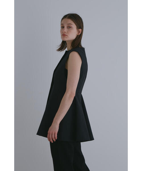 ◇ダブルクロスペプラムジレ（Tシャツ/カットソー）｜LE PHIL