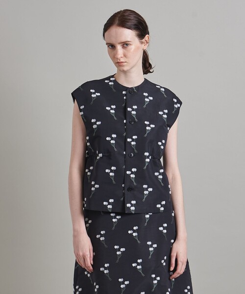 LOEFF（ロエフ）の「＜LOEFF＞ワタスゲ ジャカード ベスト（ベスト